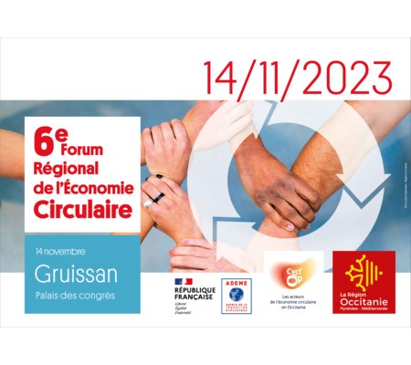 6ème forum régional Economie Circulaire : 14 novembre à Gruissan