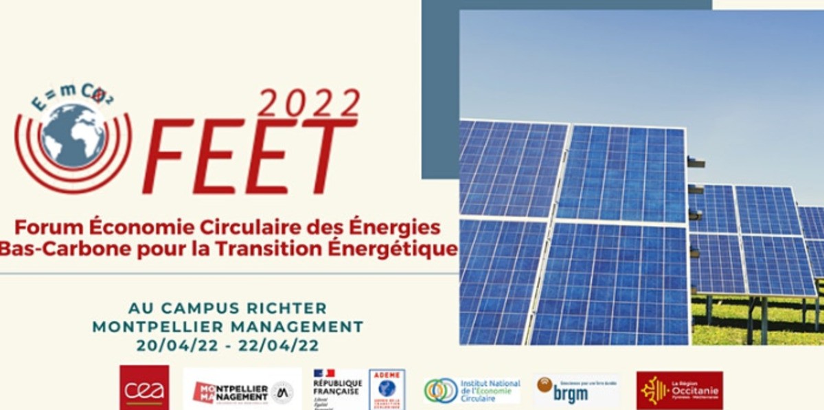 Du 20 au 22 avril : Forum Economie Circulaire des Energies Bas Carbone pour la Transition Energétique