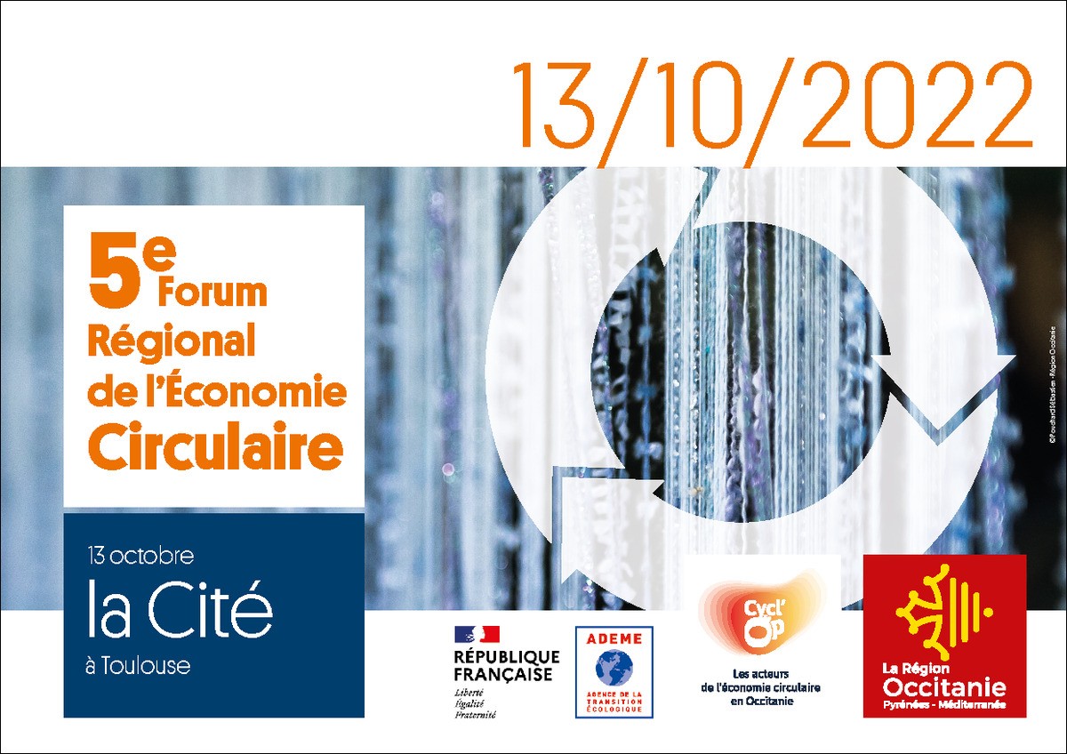 Inscription et programme du 5ème forum économie circulaire en Occitanie