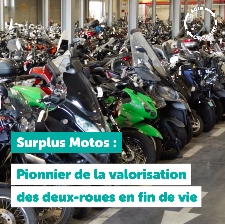 Web série AGIR CIRCULAIRE - Ep 2 - Surplus Motos, pionnier de la valorisation des deux-roues en fin de vie !