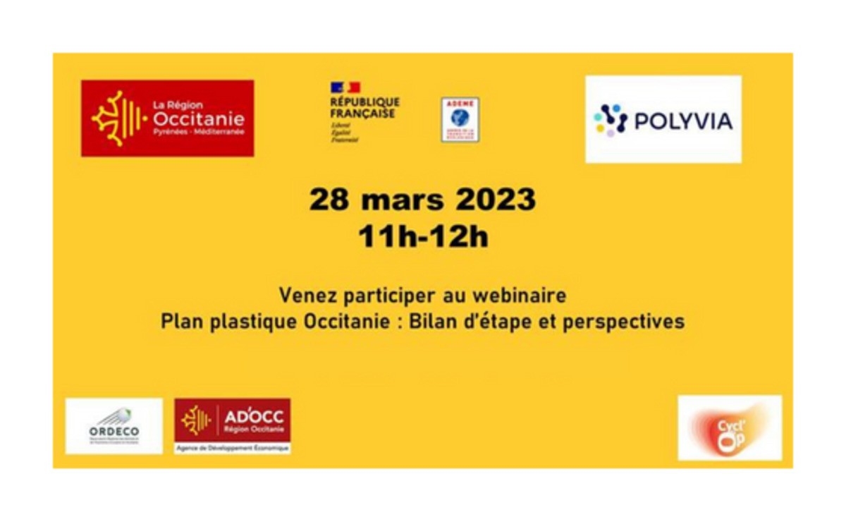 Plan plastique Occitanie : Bilan d’étape et perspectives - [Webinaire] le 28 mars 2023
