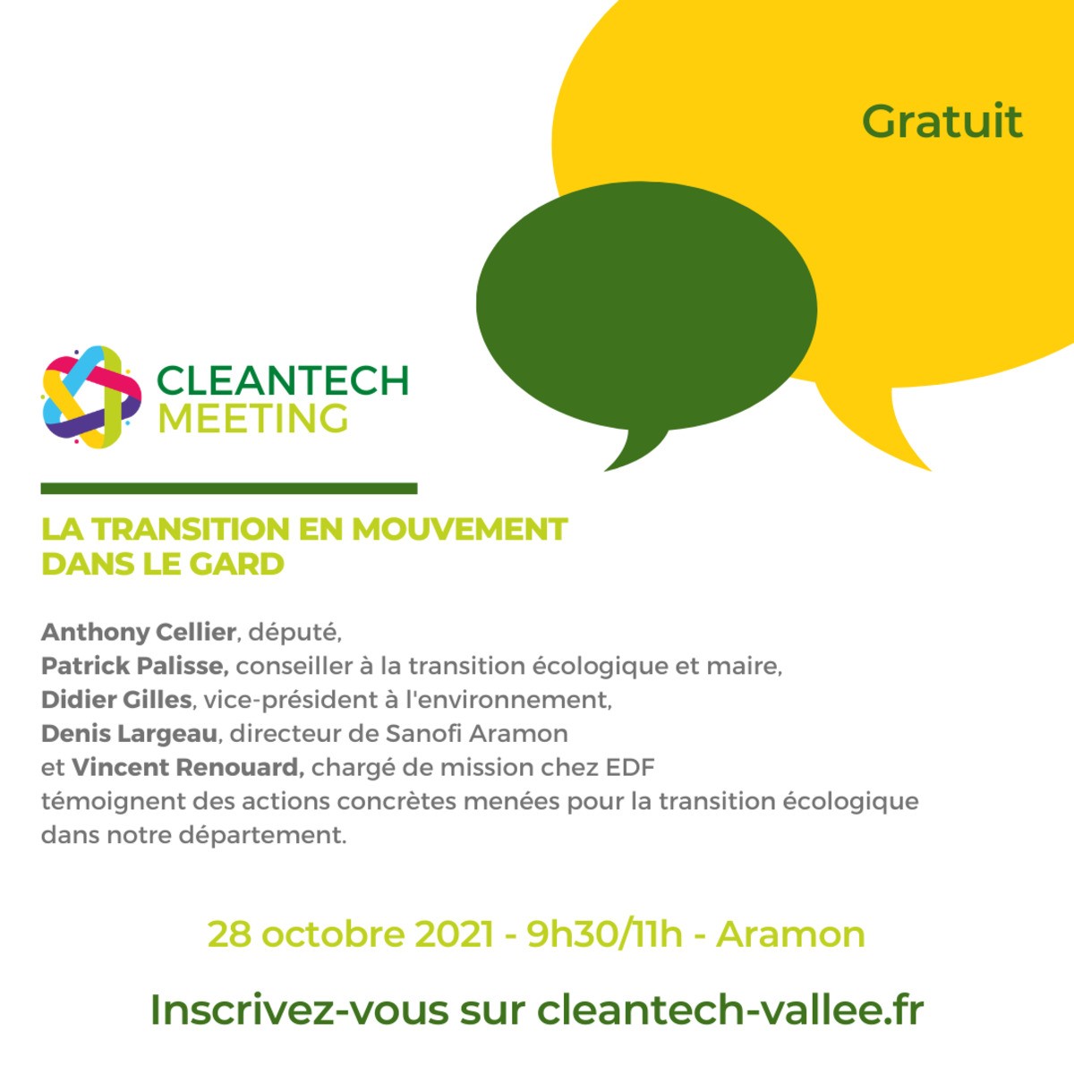 CleanTech Meeting : la transition écologique en mouvement dans le Gard