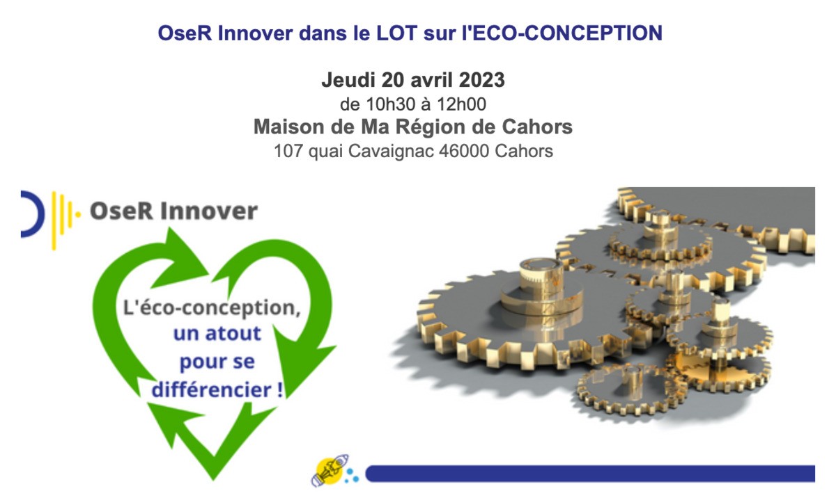 Osez Innover dans le Lot : L'éco-conception, un atout pour se différencier ! 