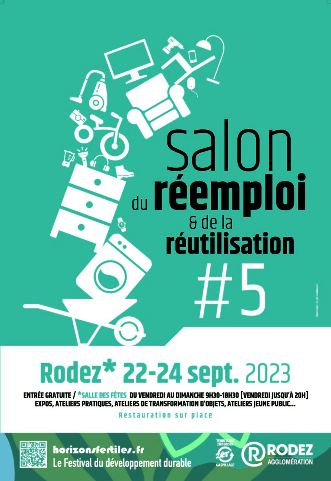 Salon du réemploi et de la réutilisation #5 - Rodez du 22 au 24 septembre