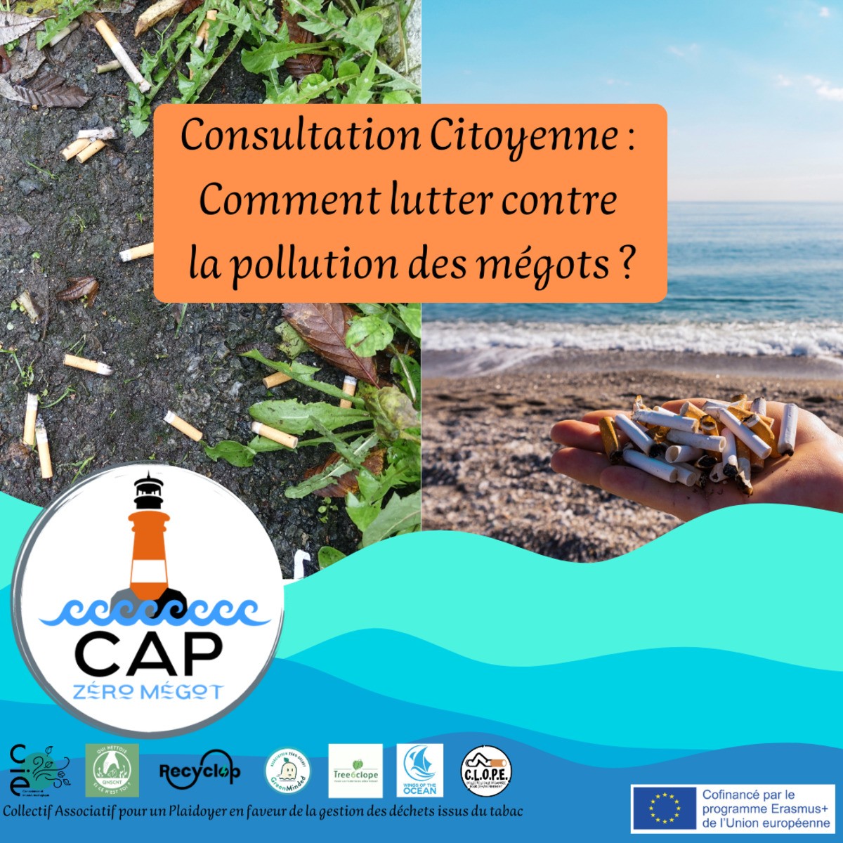 Consultation Citoyenne :  Comment lutter contre la pollution des mégots de cigarette ? 