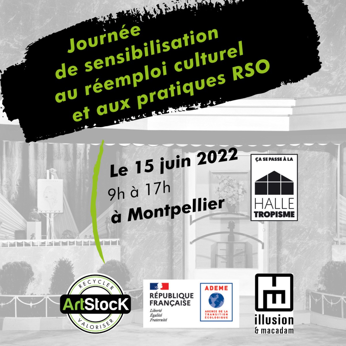 Journée de sensibilisation au réemploi culturel et pratiques RSO - 15 juin 2022 - Montpellier 
